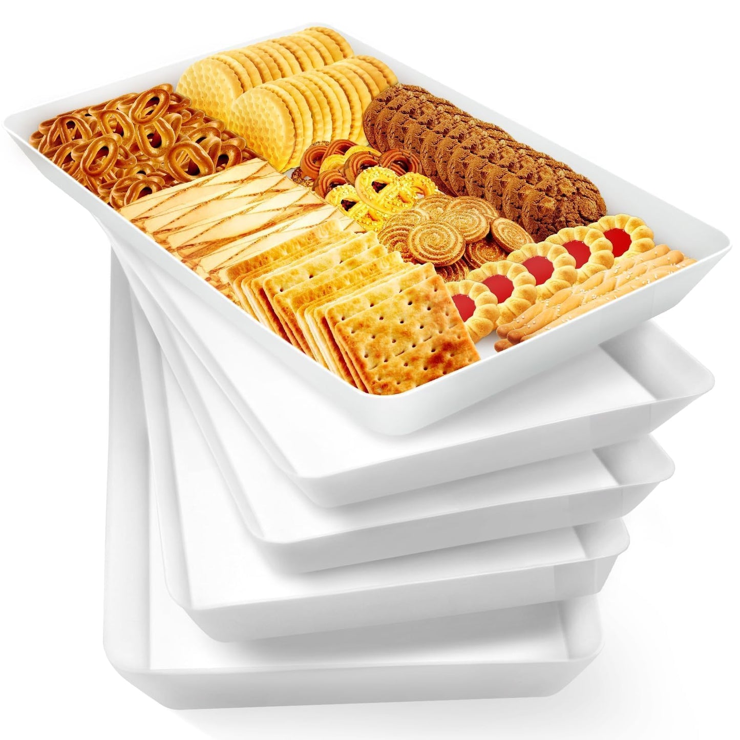 Serving Tray Platter for Snacks and Desserts