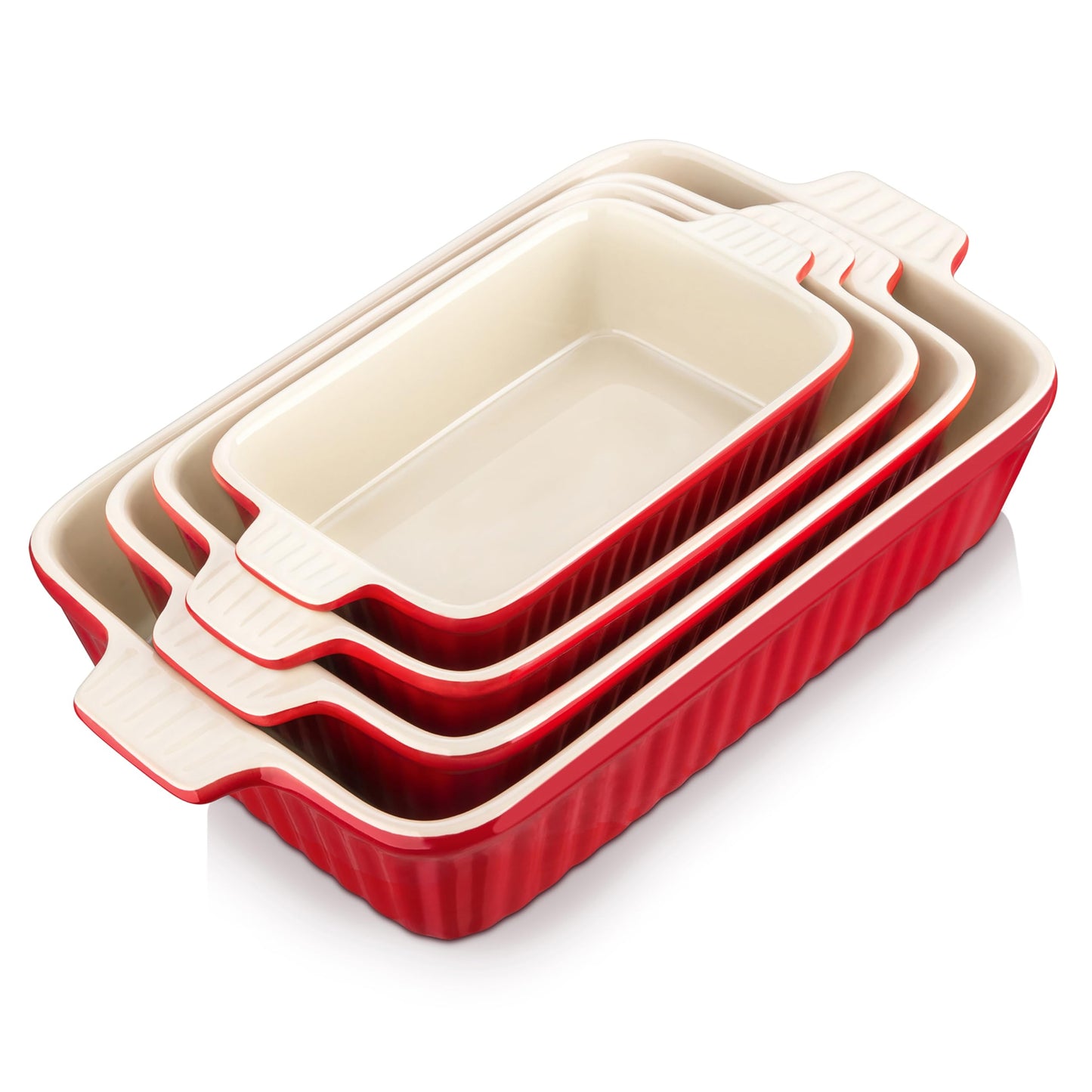 Porcelain Casserole Baking Dish Set of 4