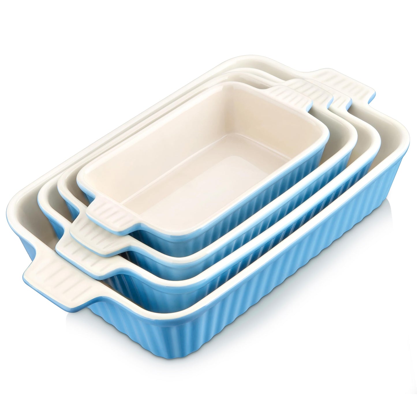 Porcelain Casserole Baking Dish Set of 4