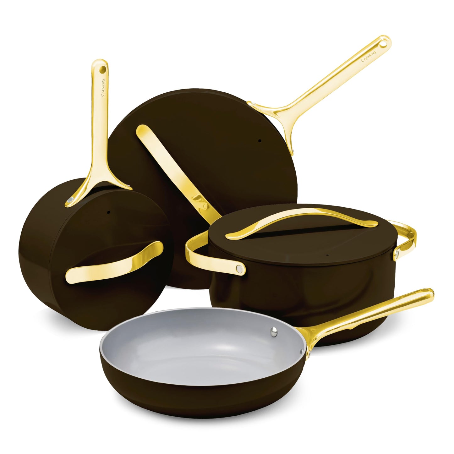 Ceramic Nonstick Cookware Set with Lids