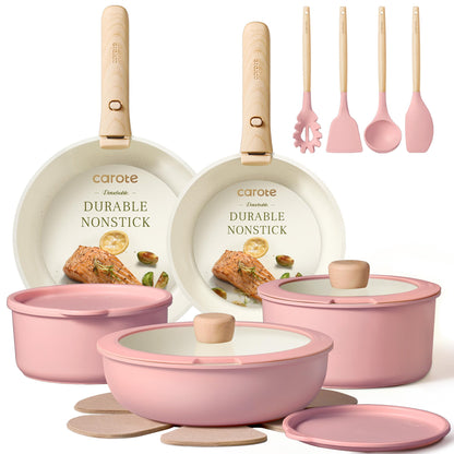 Ceramic Non Stick Cookware Set with Handles