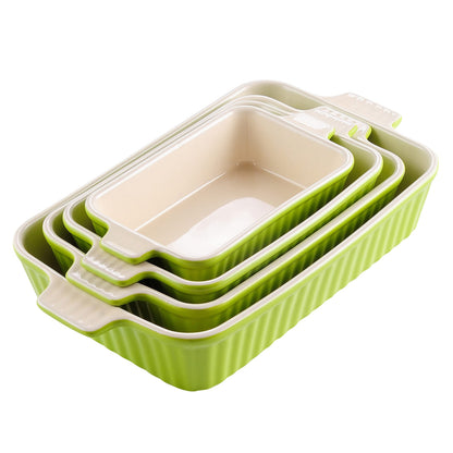 Porcelain Casserole Baking Dish Set of 4