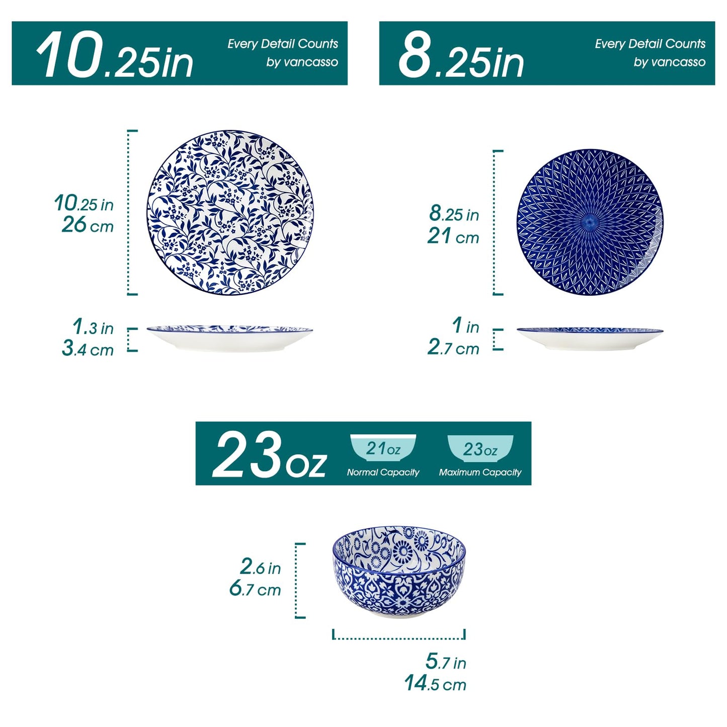 vancasso SELENE Dinnerware Set Collection