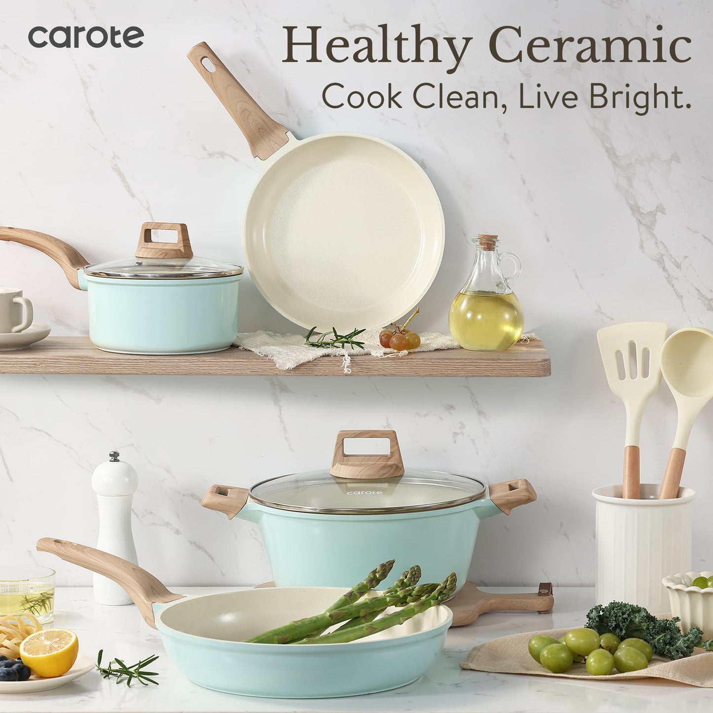 Non Stick Pots and Pans Cookware Set