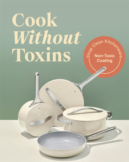 Ceramic Nonstick Cookware Set with Lids