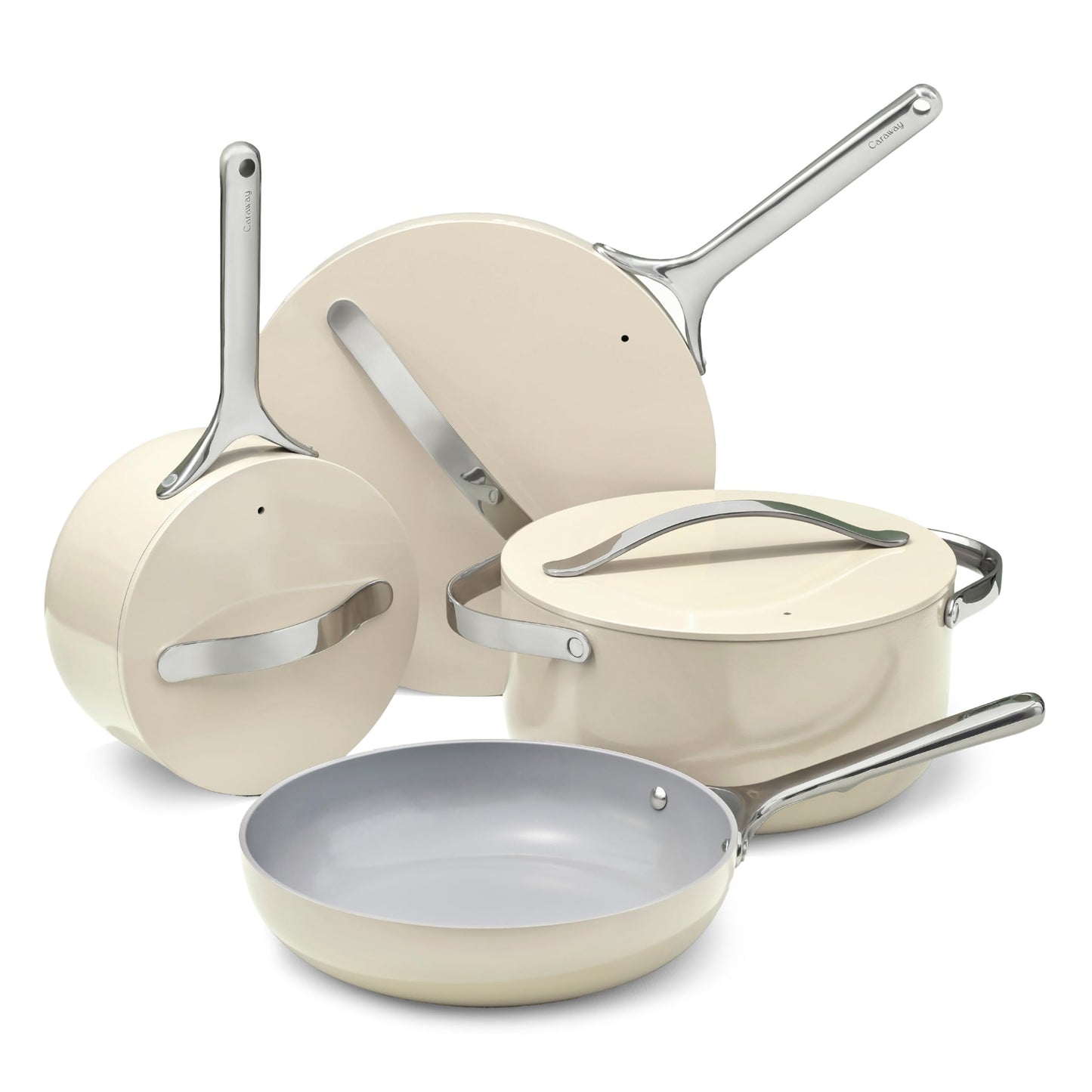 Ceramic Nonstick Cookware Set with Lids