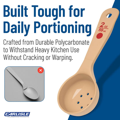 2 oz Perforated Portion Control Measuring Spoon
