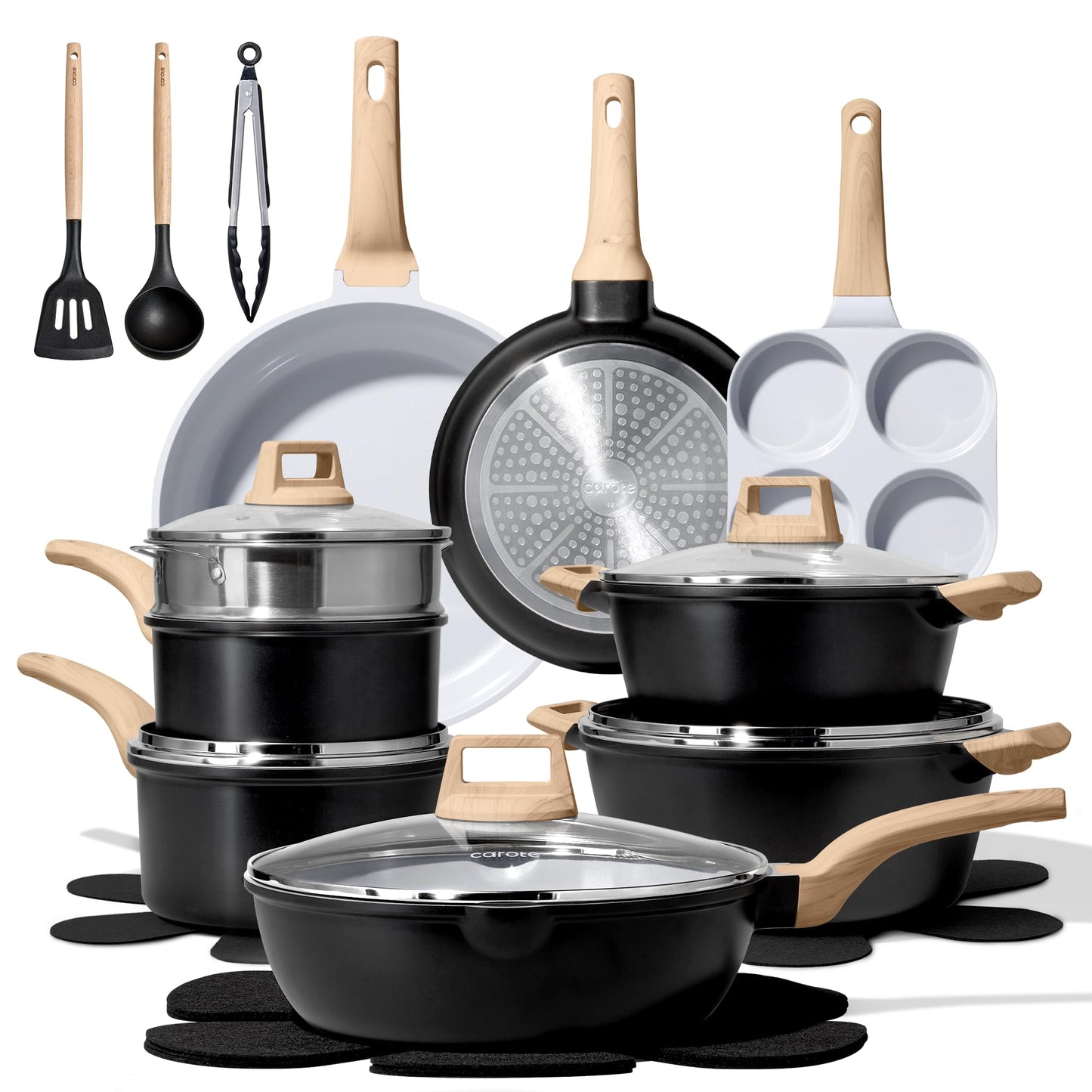 Non Stick Pots and Pans Cookware Set