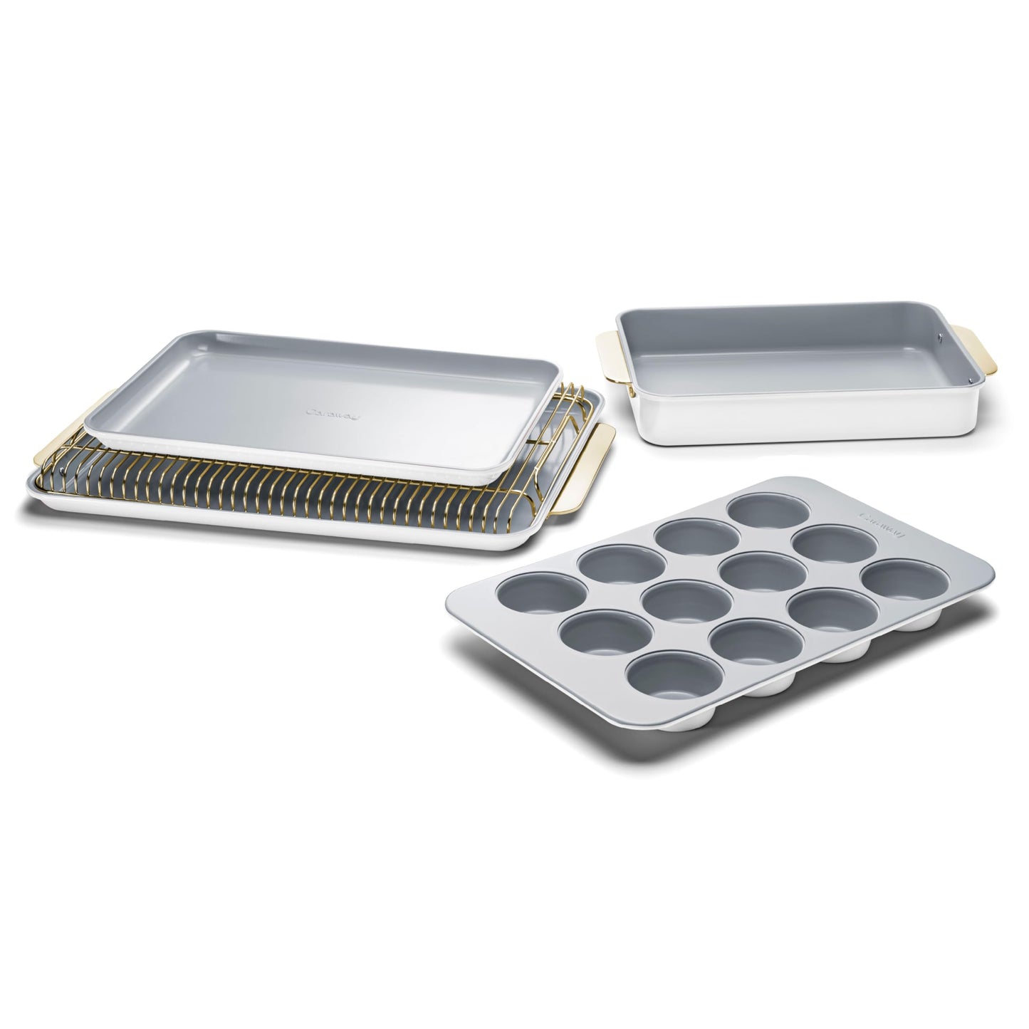 Ceramic Nonstick Bakeware Set with Storage