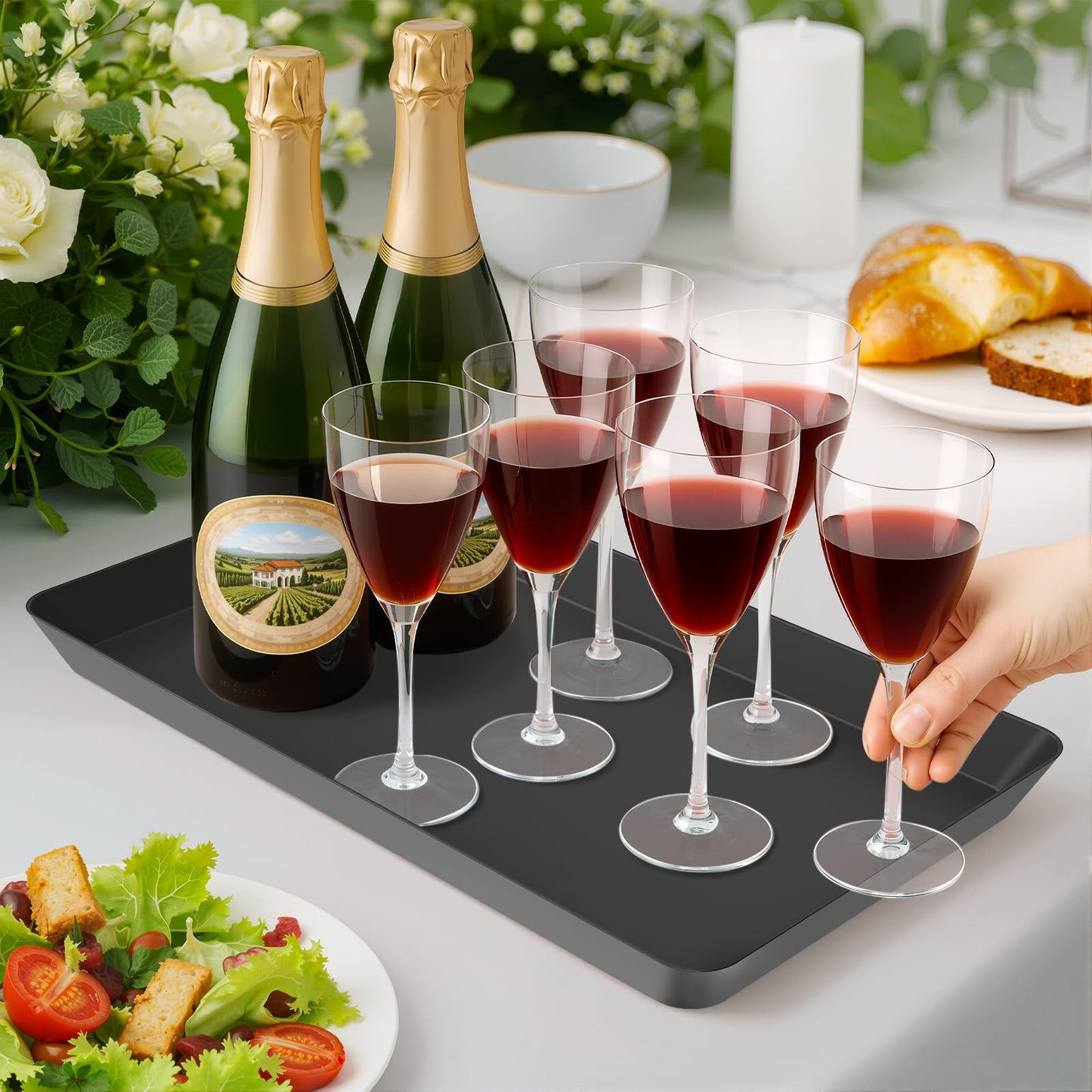 Serving Tray Platter for Snacks and Desserts