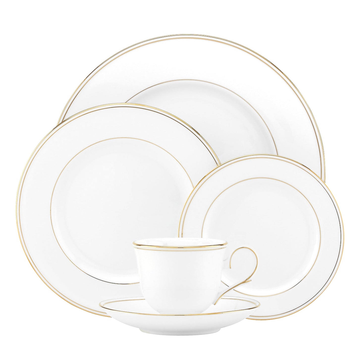 Gold Accent Plates Set of 4