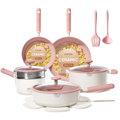 CAROTE Nonstick Pots and Pans Cookware Set Nonstick