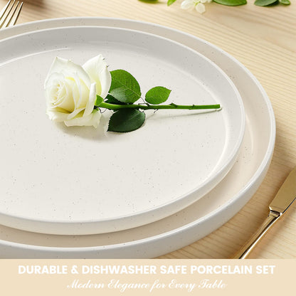 Plates and Bowls Sets, Scratch Resistant Dinnerware Sets