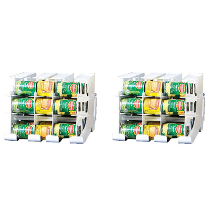 3-Tier Rotating Can Organizer for Pantry Storage