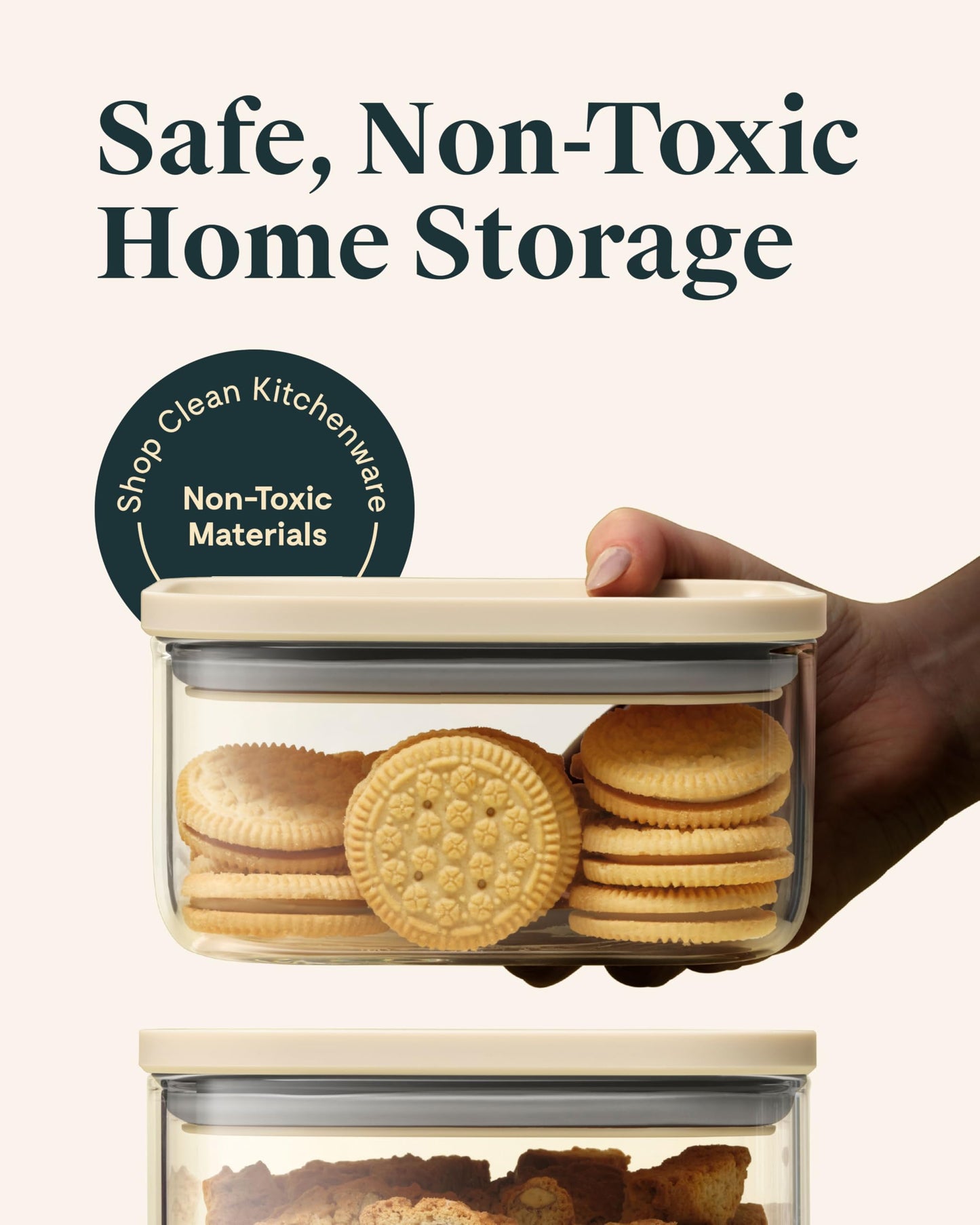 Glass Airtight Food Storage Containers with Lids