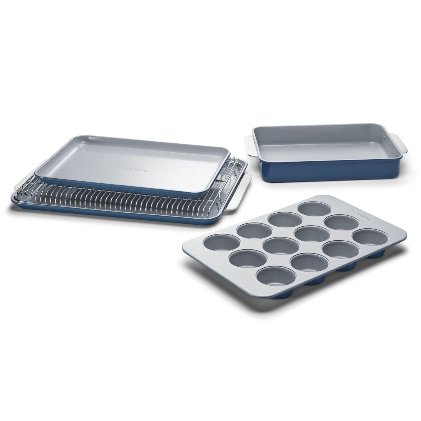 Ceramic Nonstick Bakeware Set with Storage