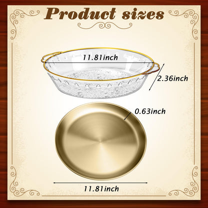 Chilled Serving Tray with Compartments for Parties