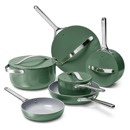 Ceramic Nonstick Cookware Set with Lids