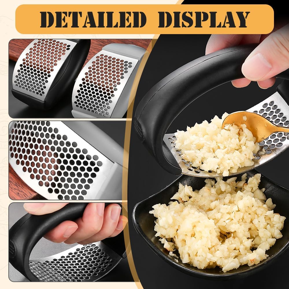 Stainless Steel Garlic Press for Kitchen