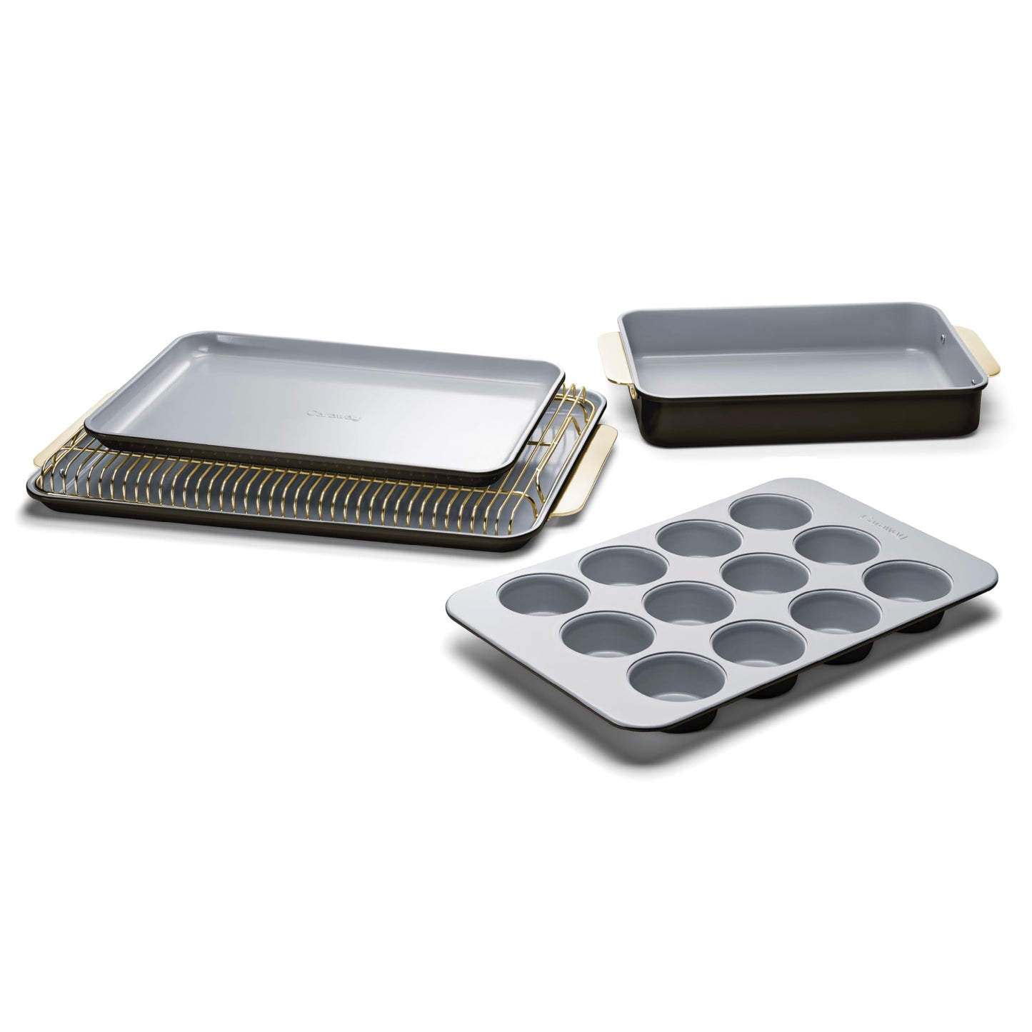 Ceramic Nonstick Bakeware Set with Storage