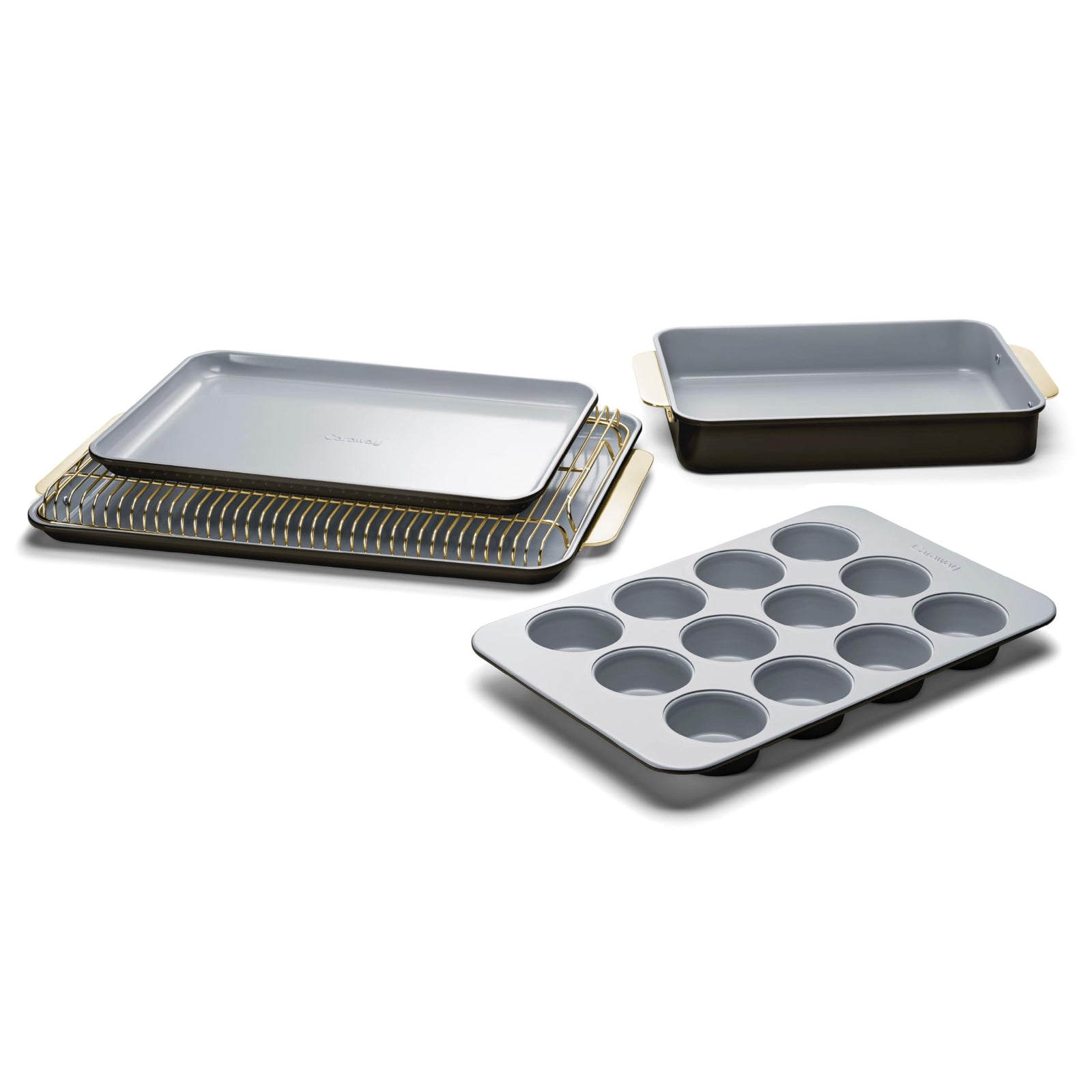 Ceramic Nonstick Bakeware Set with Storage