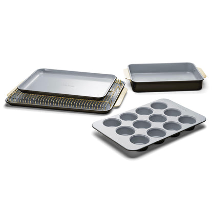 Ceramic Nonstick Bakeware Set with Storage