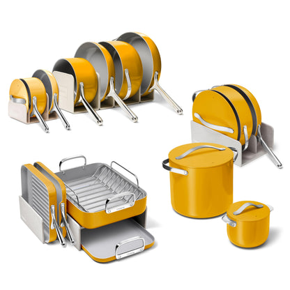 Ceramic Nonstick Cookware Set with Lids