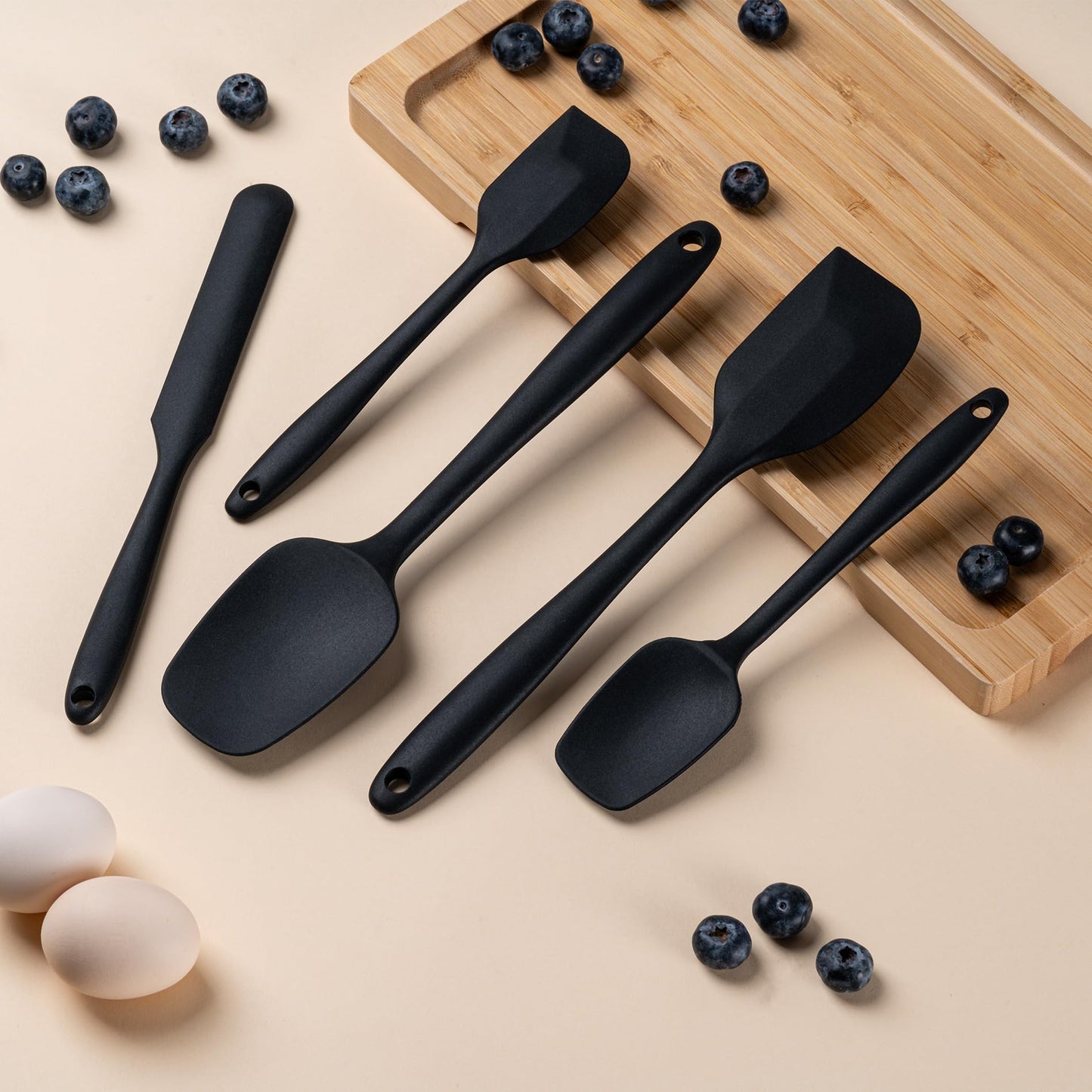 5-Piece Silicone Spatula Cooking Utensil Set