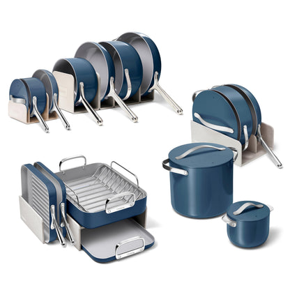 Ceramic Nonstick Cookware Set with Lids
