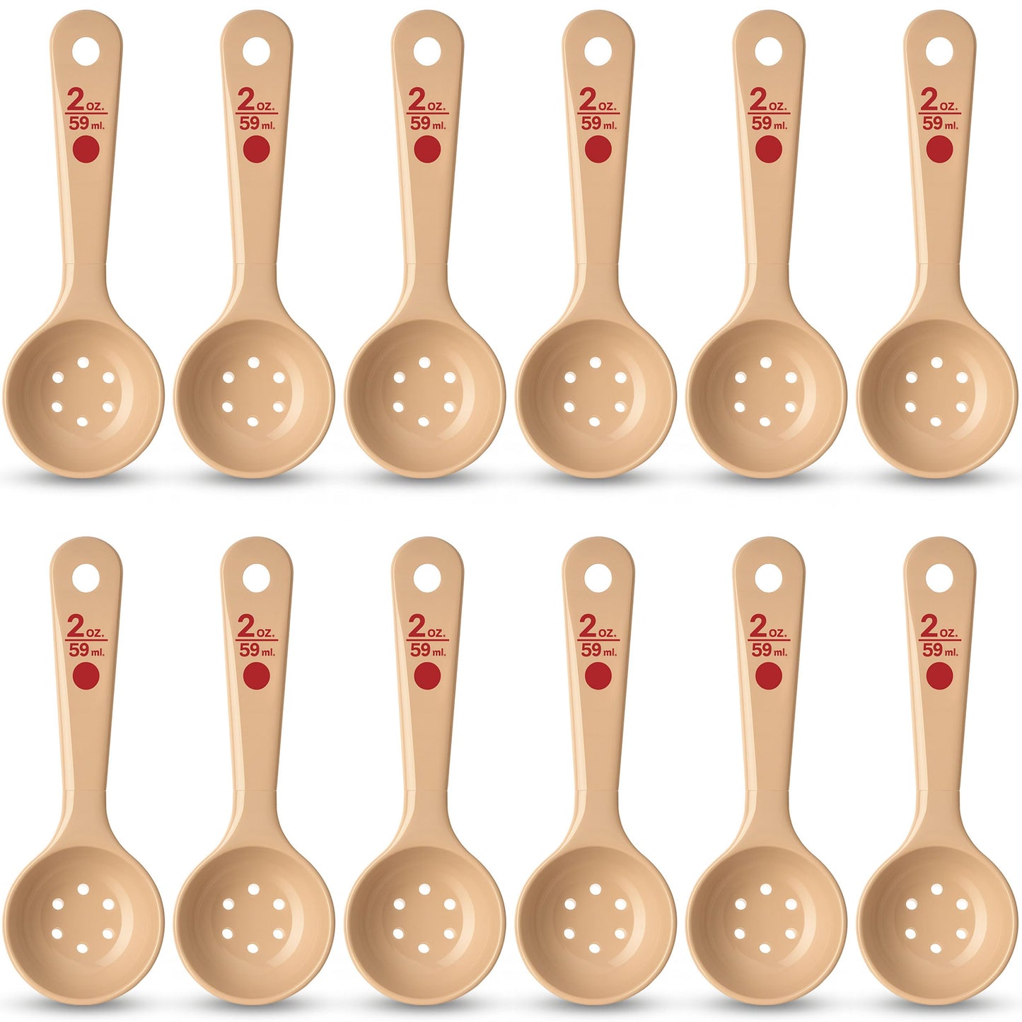 2 oz Perforated Portion Control Measuring Spoon