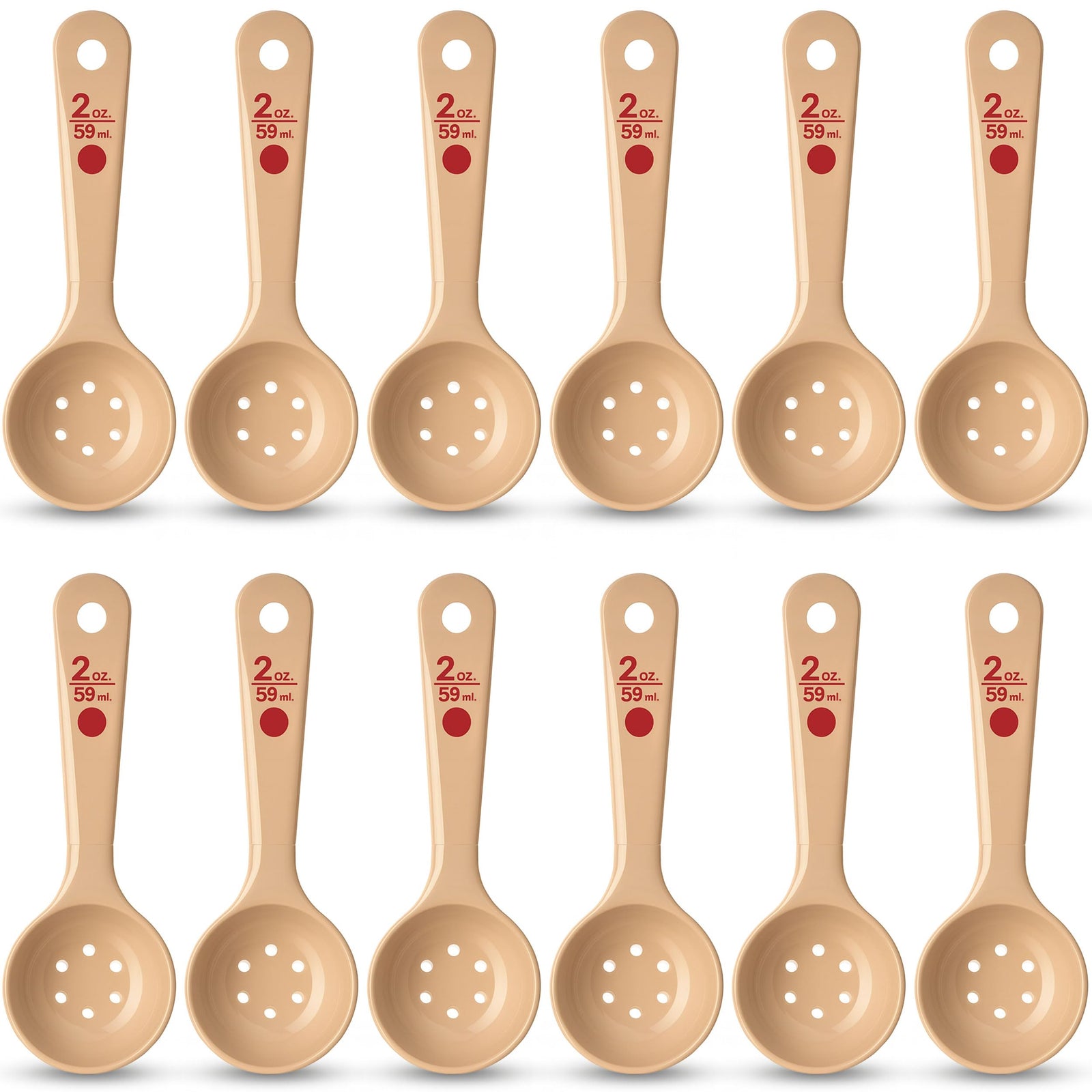 2 oz Perforated Portion Control Measuring Spoon