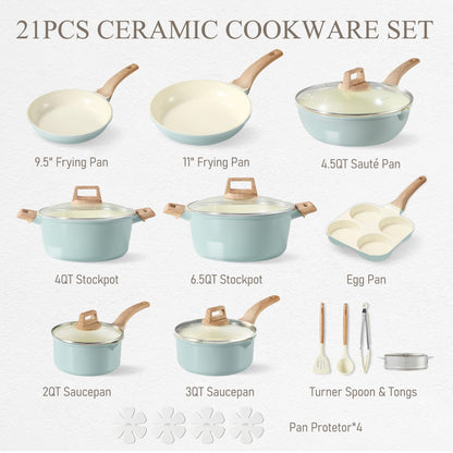 Non Stick Pots and Pans Cookware Set