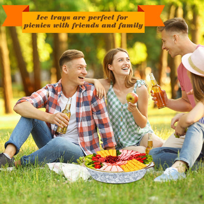 Chilled Serving Tray with Compartments for Parties