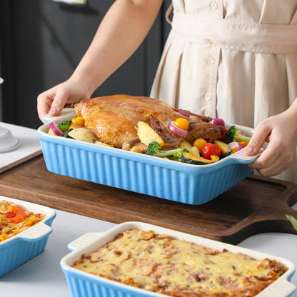 Porcelain Casserole Baking Dish Set of 4