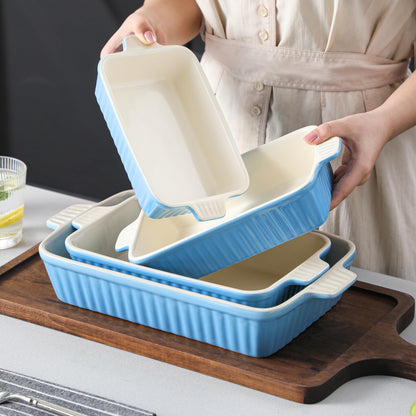 Porcelain Casserole Baking Dish Set of 4