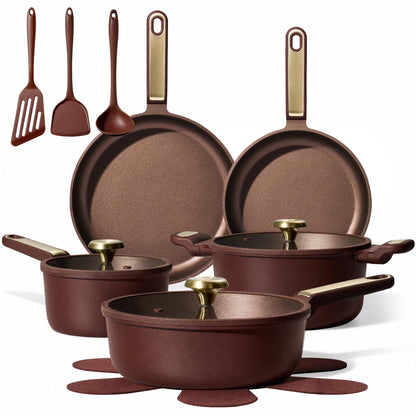 CAROTE Nonstick Pots and Pans Cookware Set Nonstick