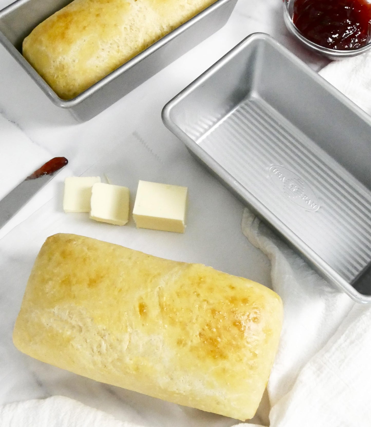 Large Aluminized Steel Loaf Pan for Baking