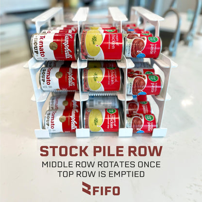 3-Tier Rotating Can Organizer for Pantry Storage