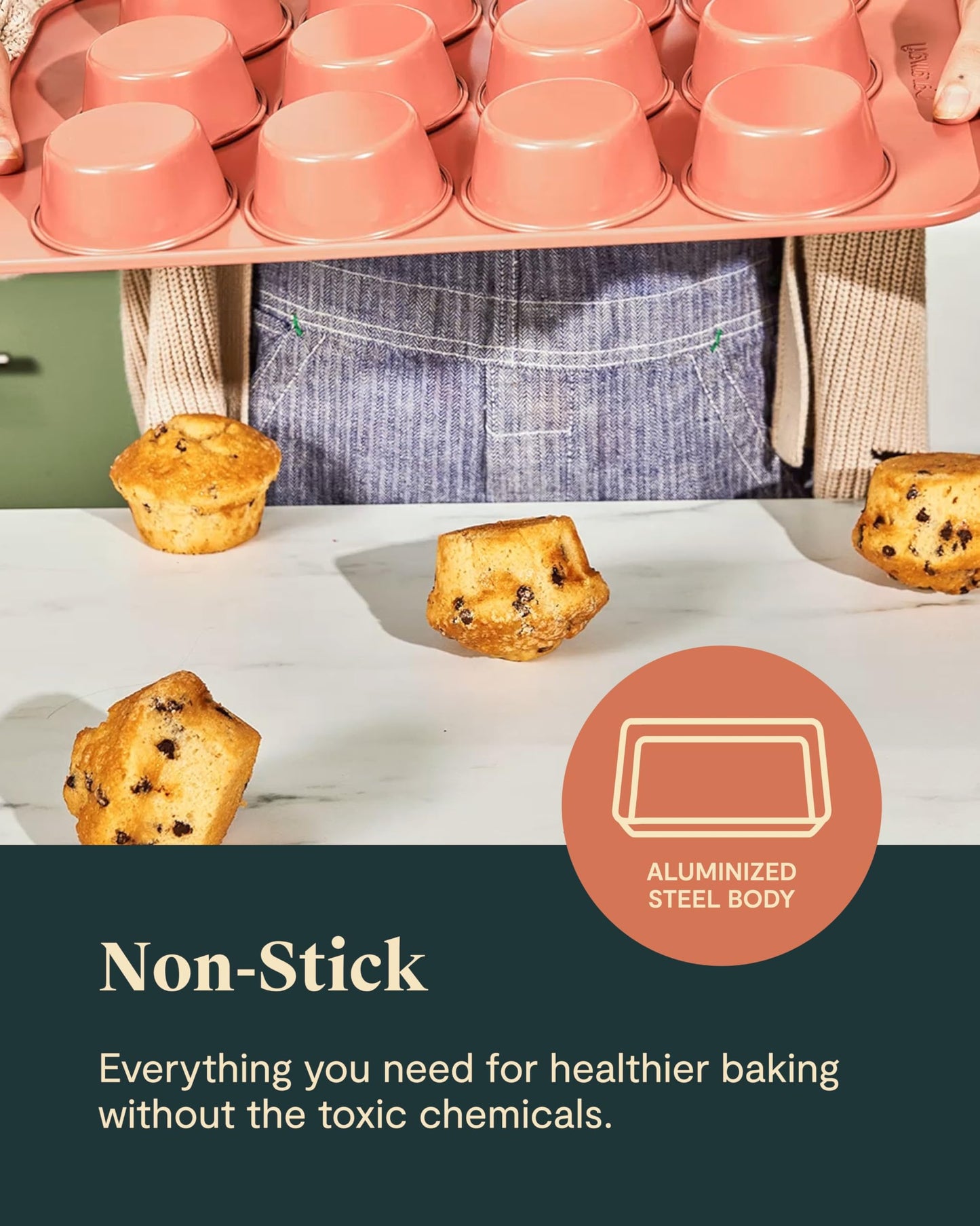 Ceramic Nonstick Bakeware Set with Storage