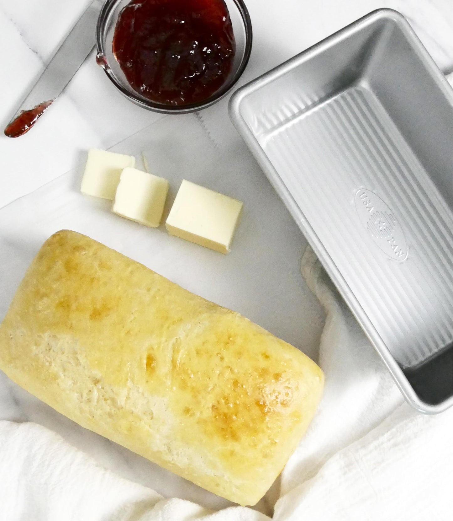 Large Aluminized Steel Loaf Pan for Baking