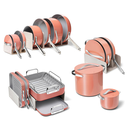 Ceramic Nonstick Cookware Set with Lids