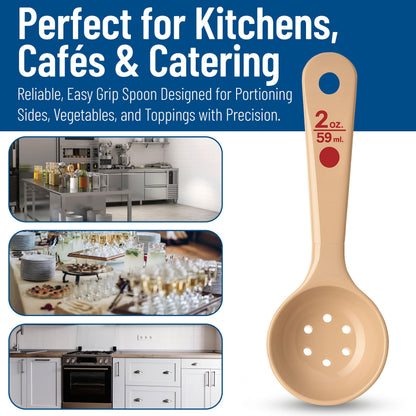 2 oz Perforated Portion Control Measuring Spoon