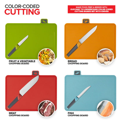 Smart Cutting Board and Knife Set