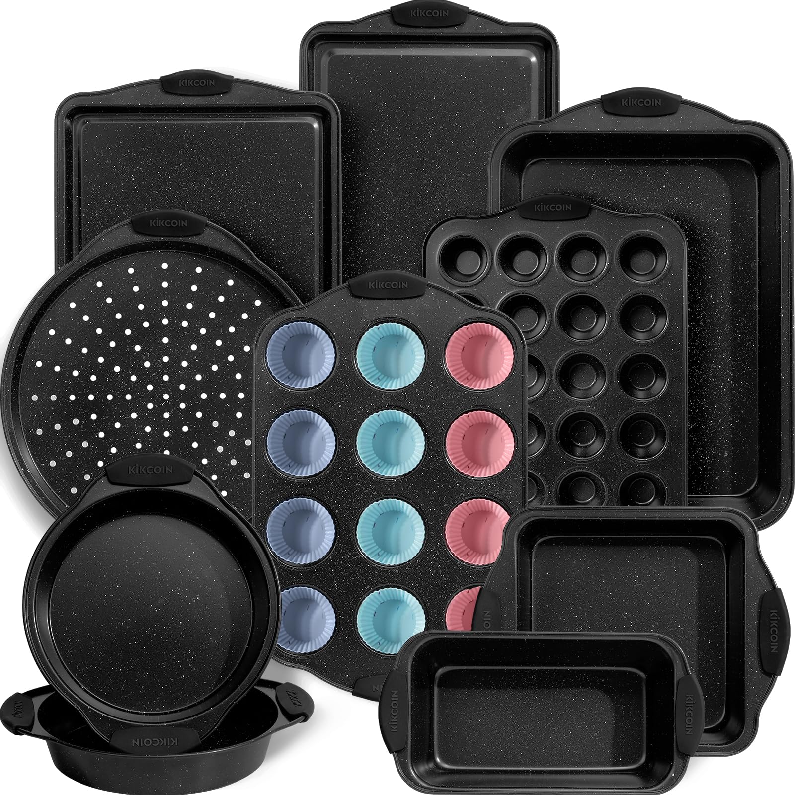 22-Piece Nonstick Bakeware Set with Handles