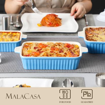 Porcelain Casserole Baking Dish Set of 4