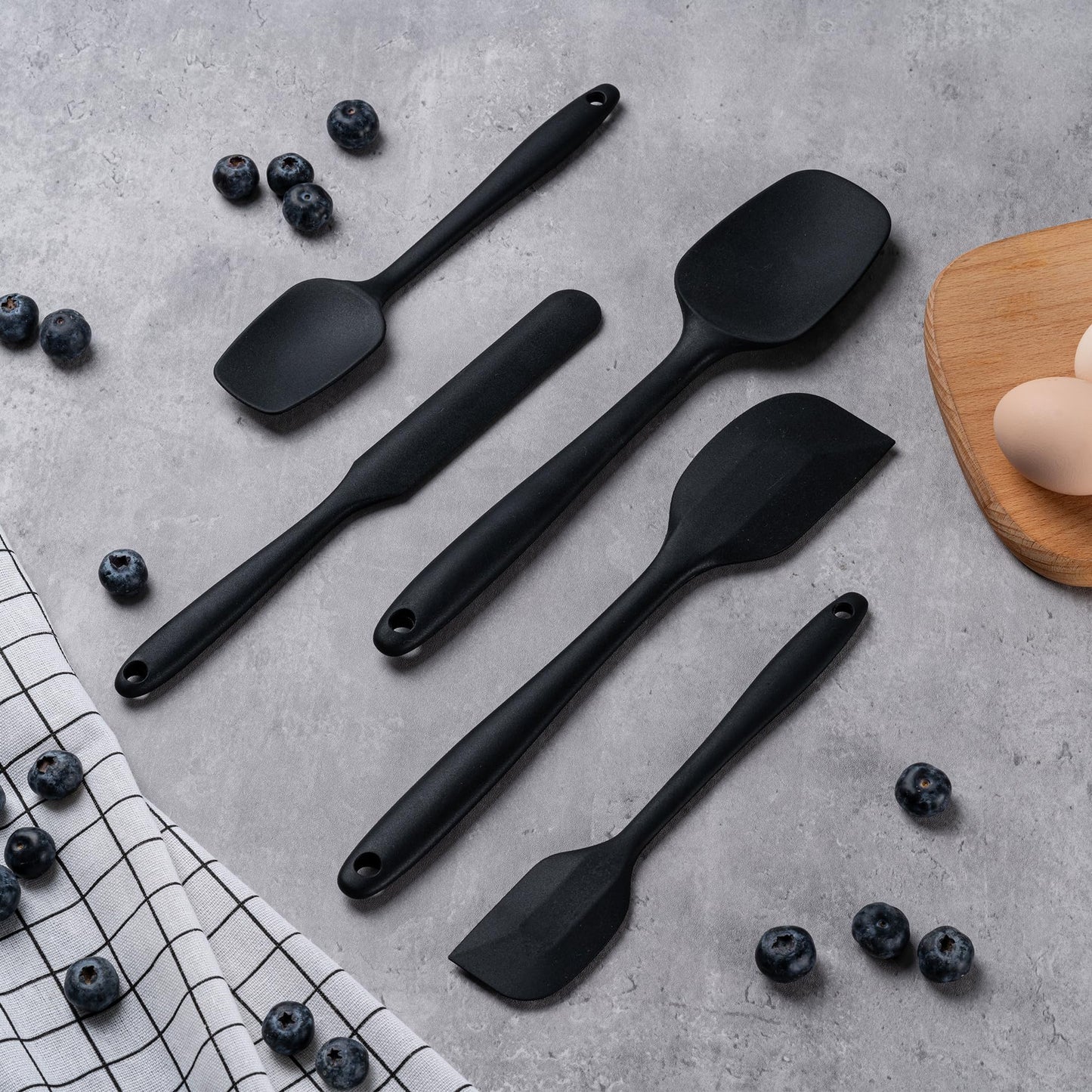 5-Piece Silicone Spatula Cooking Utensil Set