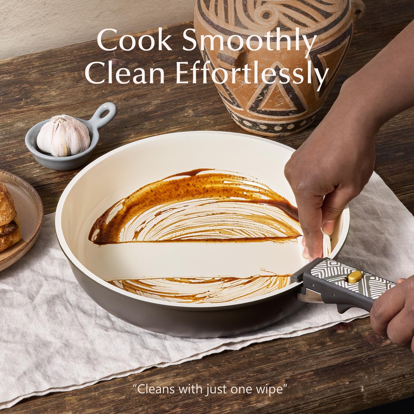Ceramic Non Stick Cookware Set with Handles