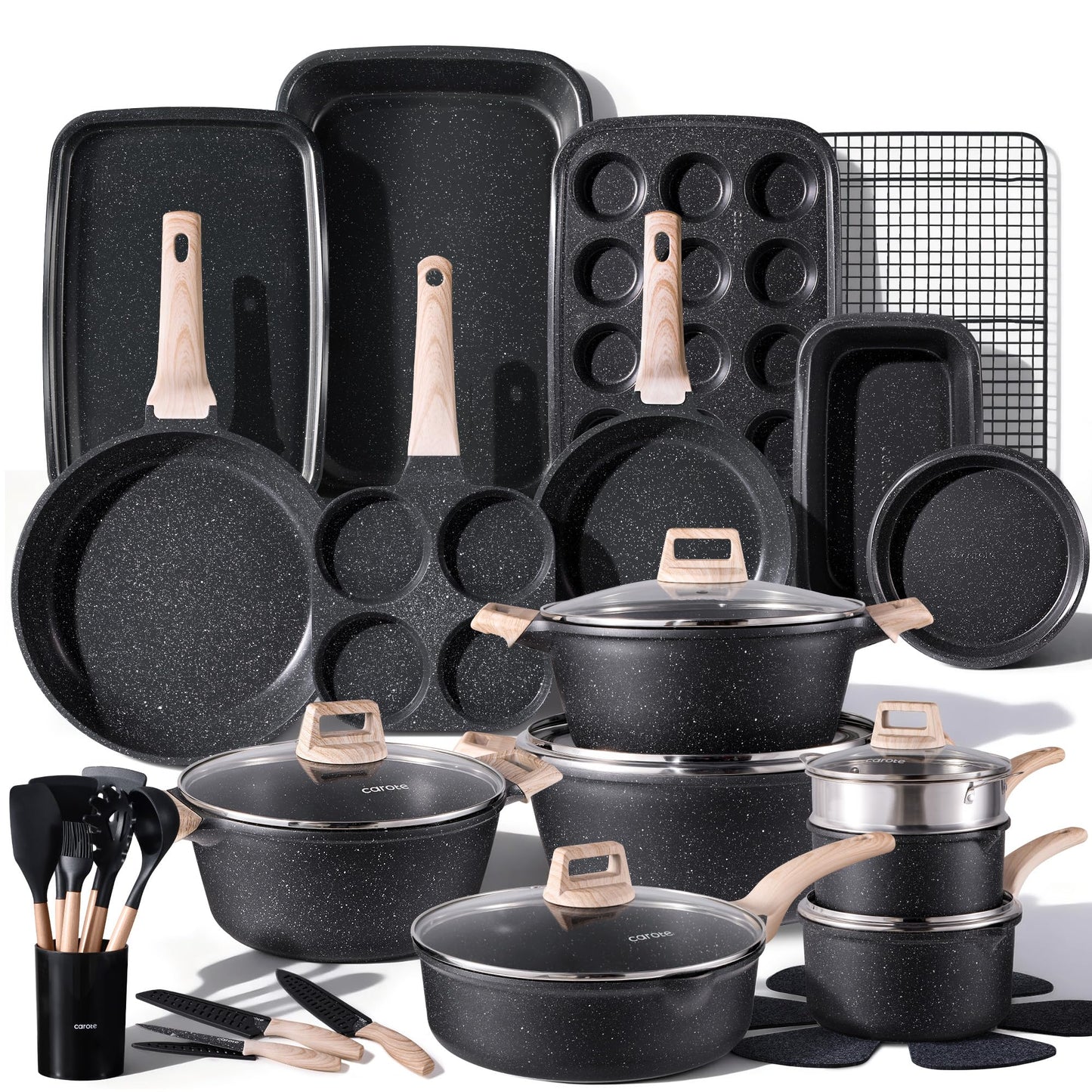 Non Stick Pots and Pans Cookware Set