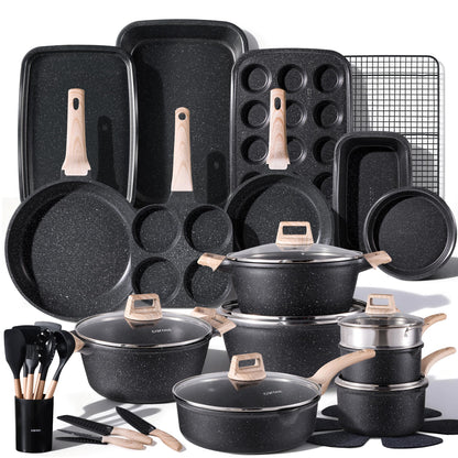 Non Stick Pots and Pans Cookware Set